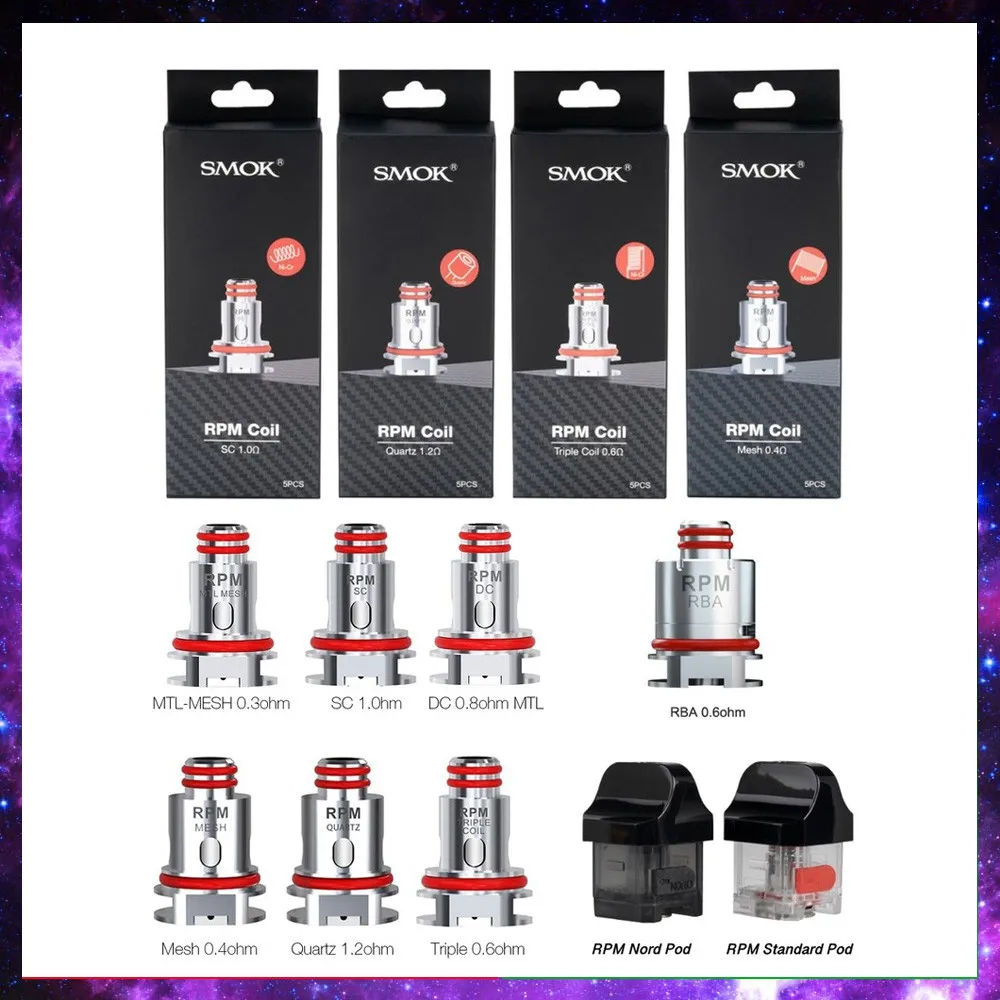 100% Оригинальный SC 1,0/Quartz 1,2/Triple Coil 0,6/Mesh 0,4/DC 0,8/MTL 0,3 для RPM40
100% Оригинальный SC 1,0/Quartz 1,2/Triple Coil 0,6/Mesh 0,4/DC 0,8/MTL 0,3 для RPM40