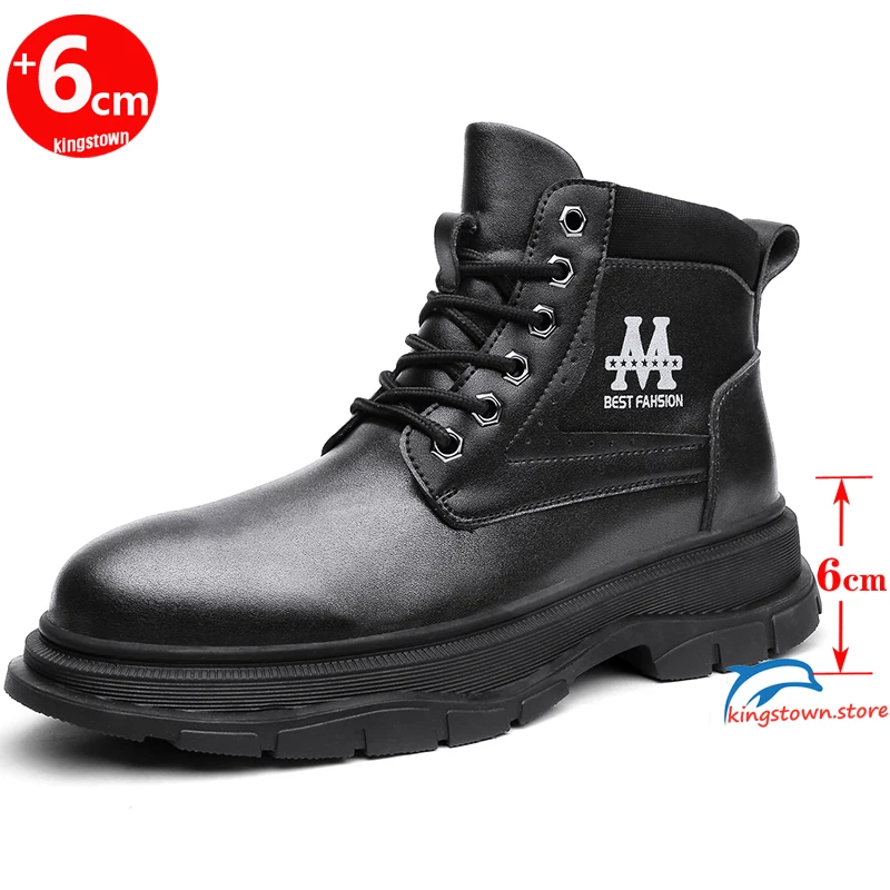 Martin Leather Boots Men Elevator Shoes Retro Ankle Casual Boots High Top Sneakers Increase Insole 6cm Winter
Martin Leather Boots Men Elevator Shoes Retro Ankle Casual Boots High Top Sneakers Increase Insole 6cm Winter