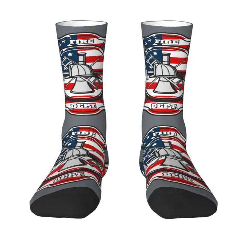 Funny Printed Fire Rescue Firefighter Socks for Men Women Stretch Summer Autumn Winter Crew Socks
Funny Printed Fire Rescue Firefighter Socks for Men Women Stretch Summer Autumn Winter Crew Socks