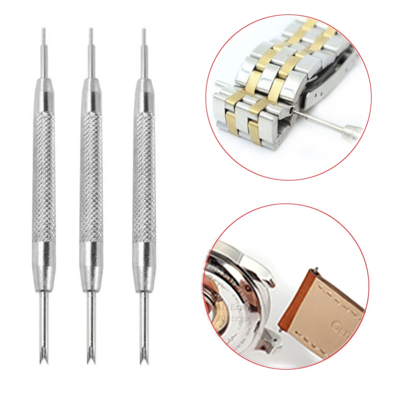 3pcs Stainless Steel Repair Tools Replacement Watchbands Spring Bar Remover Install Tool Metal Bracelet Opener Watch Accessories
3pcs Stainless Steel Repair Tools Replacement Watchbands Spring Bar Remover Install Tool Metal Bracelet Opener Watch Accessories