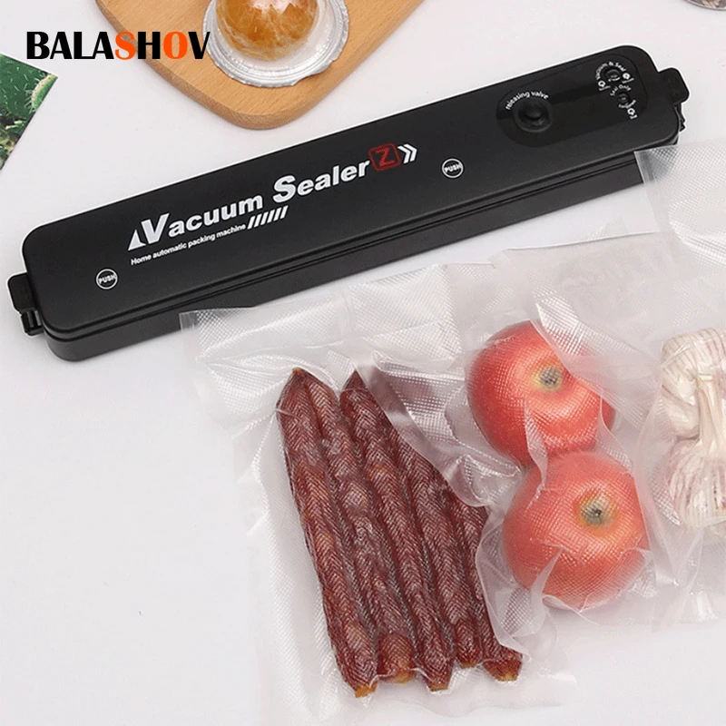 Vacuum Sealer Machine Black Style EU Plug Free Gift 10pcs Food Vacuum Bags Kitchen Vacuum Packer Machine Small Sealing Machine
Vacuum Sealer Machine Black Style EU Plug Free Gift 10pcs Food Vacuum Bags Kitchen Vacuum Packer Machine Small Sealing Machine