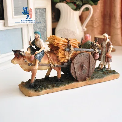 Пасторальные изделия ручной росписи Люди, которые возвращаются домой с работы, рождественский подарок, домашние забавы
Пасторальные изделия ручной росписи Люди, которые возвращаются домой с работы, рождественский подарок, домашние забавы