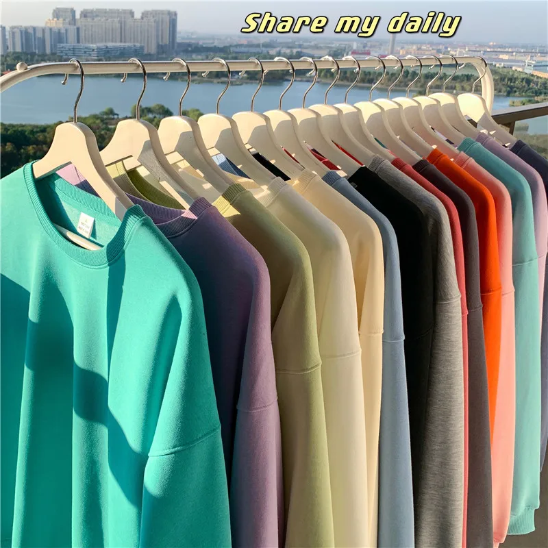 Autumn Pure Cotton Solid Color Loose Men's Casual Round Neck Sweater Trend Youth Top Long Sleeve T-Shirt Harajuku Style
Autumn Pure Cotton Solid Color Loose Men's Casual Round Neck Sweater Trend Youth Top Long Sleeve T-Shirt Harajuku Style