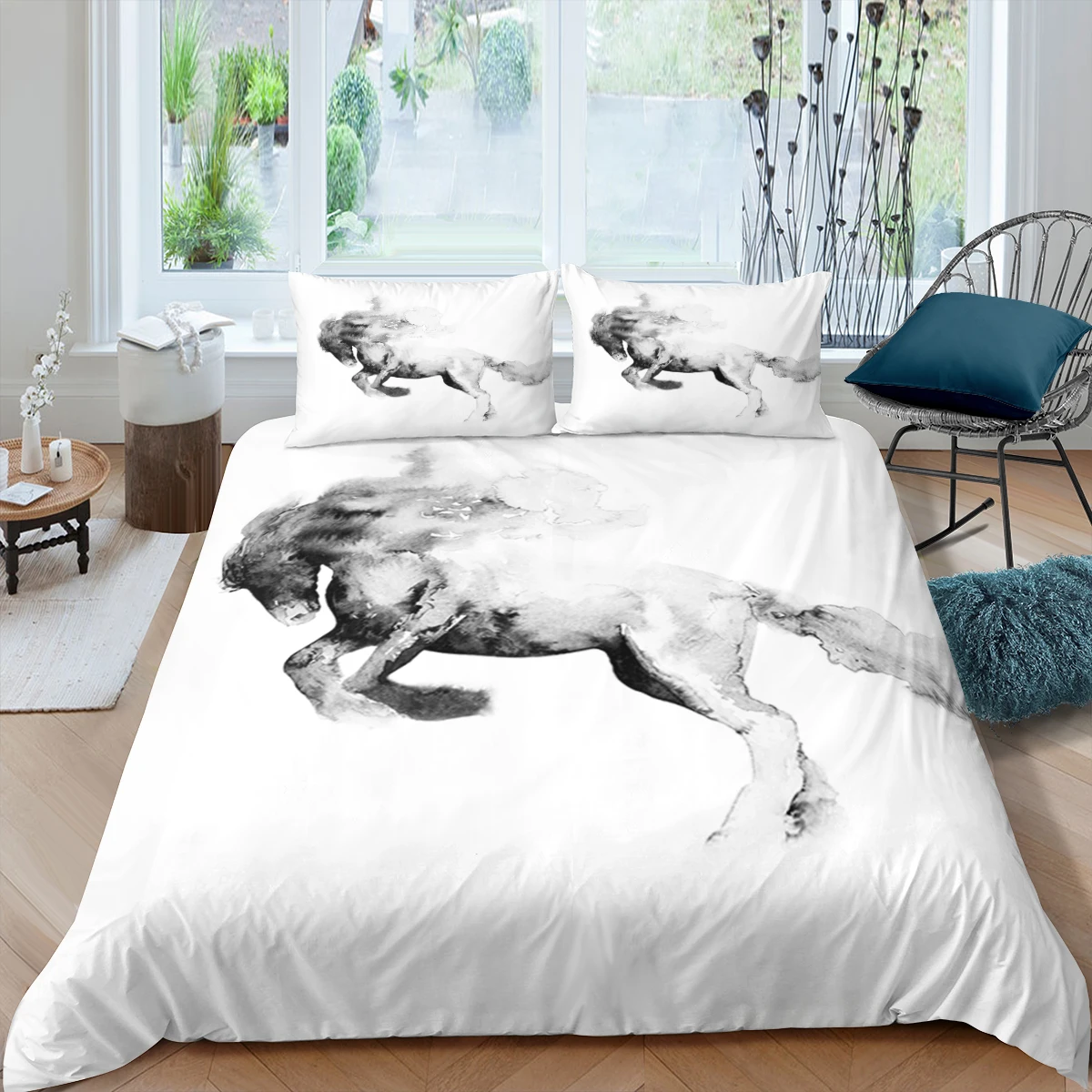 Horses 3D Printed Duvet Cover Set Twin Full Queen King Bedding Set Soft Quilt Cover Animals Pattern Bedroom Decor Home Textile
Horses 3D Printed Duvet Cover Set Twin Full Queen King Bedding Set Soft Quilt Cover Animals Pattern Bedroom Decor Home Textile
