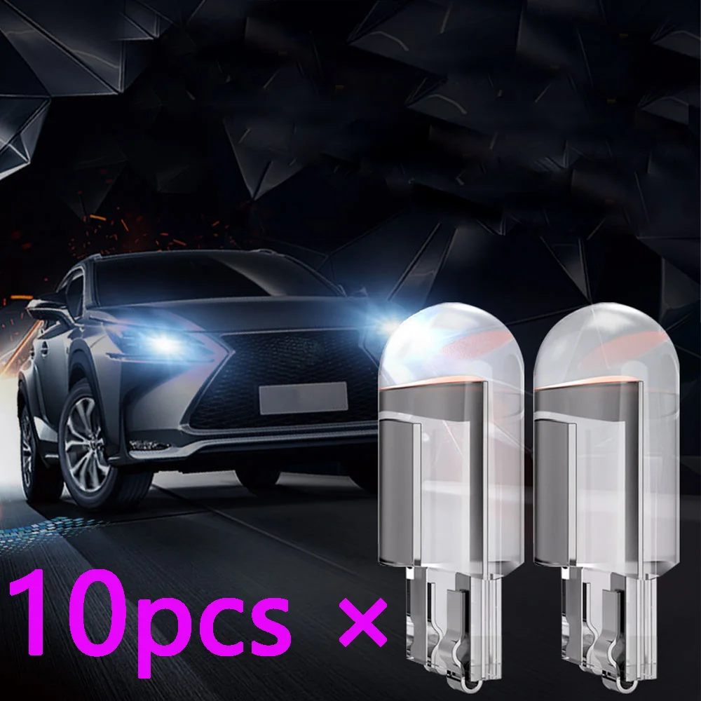 10 x T10 Bulb Light 6000K White Auto Automobiles License Plate Lamp 12V Led Dome Read DRL Bulb Style Cob Glass Auto Decoration
10 x T10 Bulb Light 6000K White Auto Automobiles License Plate Lamp 12V Led Dome Read DRL Bulb Style Cob Glass Auto Decoration