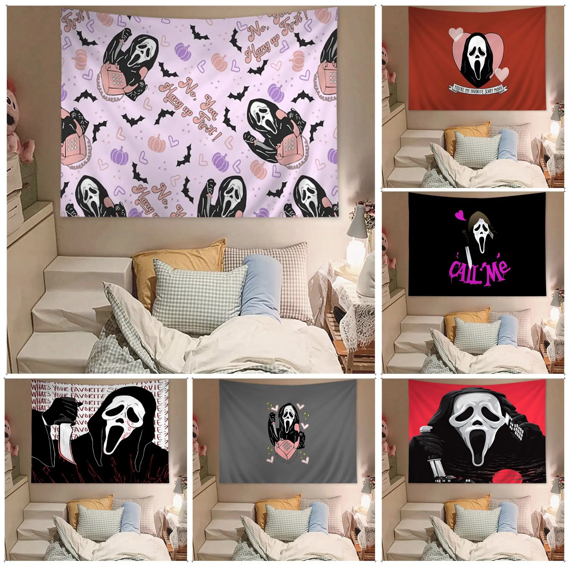 Scream Hippie Wall Hanging Tapestries Hanging Tarot Hippie Wall Rugs Dorm Wall Hanging Home Decor
Scream Hippie Wall Hanging Tapestries Hanging Tarot Hippie Wall Rugs Dorm Wall Hanging Home Decor
