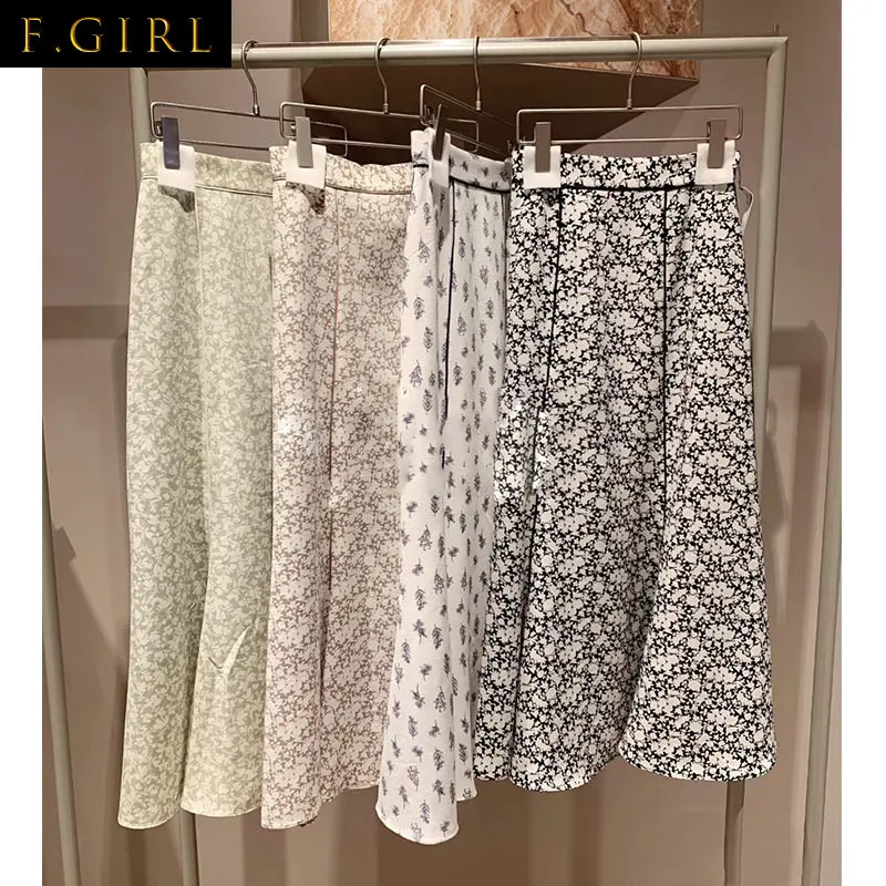 F GIRLS High-waisted Printed Chiffon Skirt Japanese Temperament Fashion Long Women Mujer Faldas 2023 Spring Elastic Fit Jupe
F GIRLS High-waisted Printed Chiffon Skirt Japanese Temperament Fashion Long Women Mujer Faldas 2023 Spring Elastic Fit Jupe
