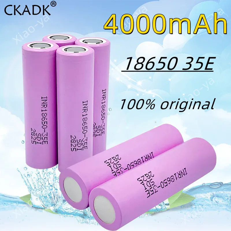 Аккумулятор литий-ионный 35E, 18650 мАч, 4000 в, 25 А, подходит для электроинструментов
Аккумулятор литий-ионный 35E, 18650 мАч, 4000 в, 25 А, подходит для электроинструментов