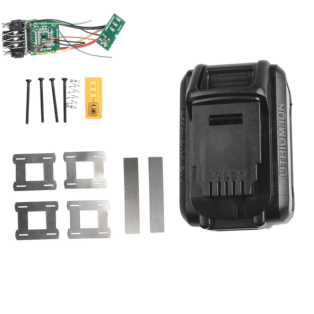 DCB200 10x21700 Li-ion Battery Plastic Case PCB Charging Board For 18V Battery Charging Protection Circuit Board Box Shell
DCB200 10x21700 Li-ion Battery Plastic Case PCB Charging Board For 18V Battery Charging Protection Circuit Board Box Shell
