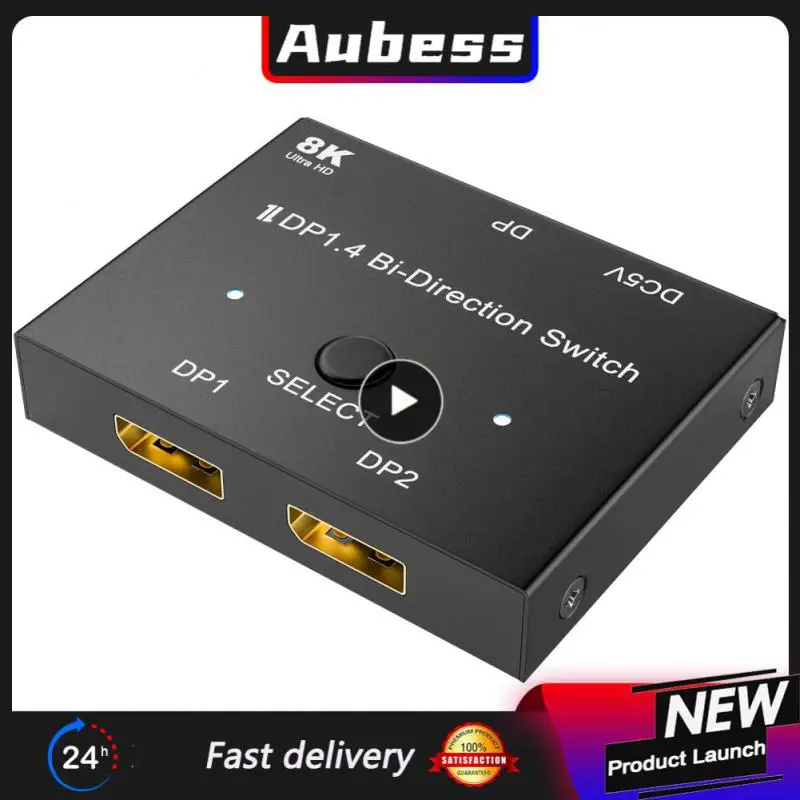 1~5PCS HD 2x1 Bi-Direction HDMI-compatible 2 In 1 Out Switcher Adapter 8K@60Hz 4K@120Hz 1x2 Converter Splitter with Switch 
1~5PCS HD 2x1 Bi-Direction HDMI-compatible 2 In 1 Out Switcher Adapter 8K@60Hz 4K@120Hz 1x2 Converter Splitter with Switch