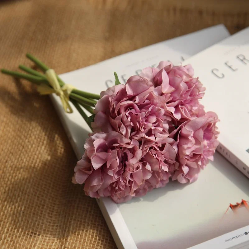 26cm 5pcs Artificial Hydrangea Peony Flowers Bouquet for Wedding Bride Holding Faux Silk Fake Flower Christmas Party Home Decor
26cm 5pcs Artificial Hydrangea Peony Flowers Bouquet for Wedding Bride Holding Faux Silk Fake Flower Christmas Party Home Decor