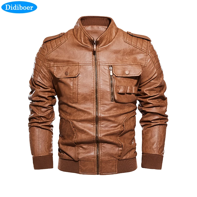 Didiboer Winter Black Motorcycle Leather Jacket Men Fur Lined Warm Zipper Jacket Slim Street Fashion Biker Coat Men Clothing
Didiboer Winter Black Motorcycle Leather Jacket Men Fur Lined Warm Zipper Jacket Slim Street Fashion Biker Coat Men Clothing