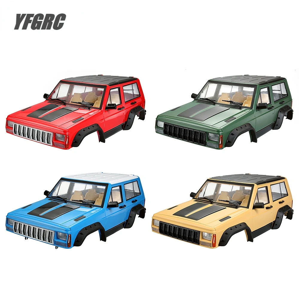 1/10 RC Crawler 313mm Wheelbase Complete JEEP Cherokee XJ Hard Body Set for Axial SCX10 II 90046 Traxxas TRX4 RGT 86100 Chassis
1/10 RC Crawler 313mm Wheelbase Complete JEEP Cherokee XJ Hard Body Set for Axial SCX10 II 90046 Traxxas TRX4 RGT 86100 Chassis