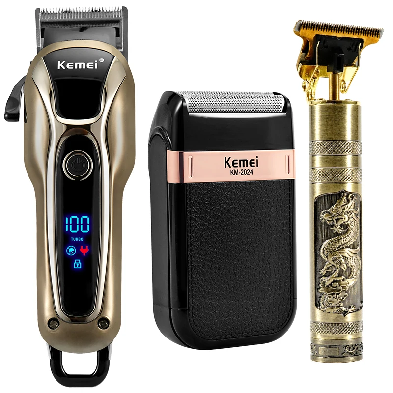 Professional Barber Hair Clipper Rechargeable Electric Finish Cutting Machine Beard Trimmer Shaver Cordless Corded 
Professional Barber Hair Clipper Rechargeable Electric Finish Cutting Machine Beard Trimmer Shaver Cordless Corded