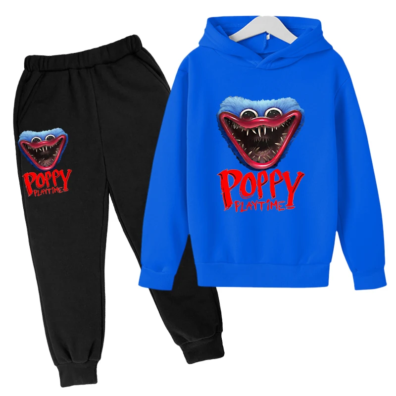 2022 Long Sleeve Hooded Sweater Suit Boys and Girls Sportswear Poppy Flower Playtime Print Harajuku Spring and Autumn Top + Pant
2022 Long Sleeve Hooded Sweater Suit Boys and Girls Sportswear Poppy Flower Playtime Print Harajuku Spring and Autumn Top + Pant