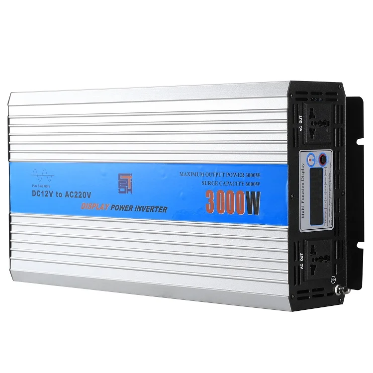 LED display Inverter 3000 watt 3kw off grid inversor 12v 24v 220v pure sine wave power inverter 3000w
LED display Inverter 3000 watt 3kw off grid inversor 12v 24v 220v pure sine wave power inverter 3000w