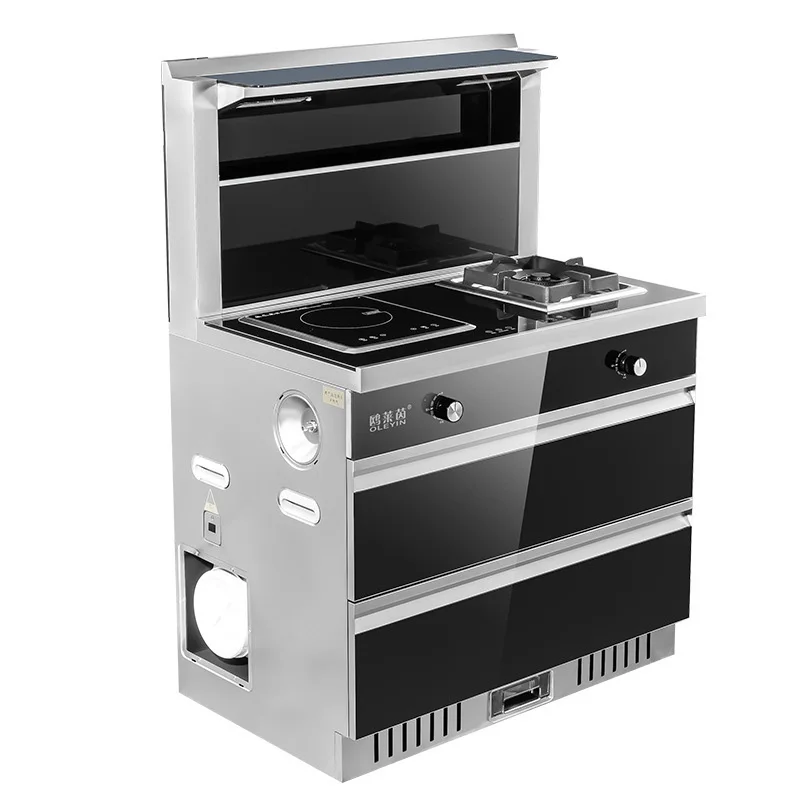 Integrated Stove Ih Cooker Multi-functional Gas And Electric Range Smoke Lampblack Machine Disinfection Cabinet Lower Row Type
Integrated Stove Ih Cooker Multi-functional Gas And Electric Range Smoke Lampblack Machine Disinfection Cabinet Lower Row Type
