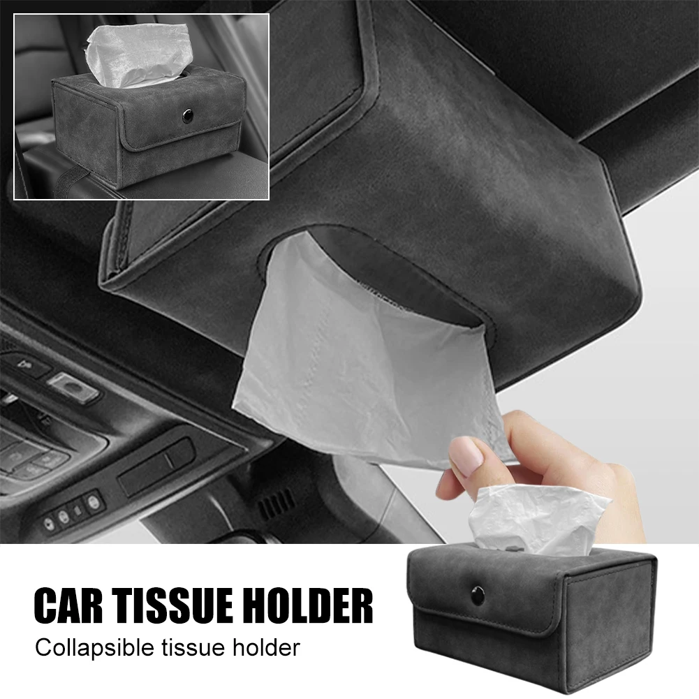Car Tissue Box Holder Foldable Leather Tissue Box Holder Backseat Sun Visor Napkin Holder Interior Storage Organizer Accessories
Car Tissue Box Holder Foldable Leather Tissue Box Holder Backseat Sun Visor Napkin Holder Interior Storage Organizer Accessories