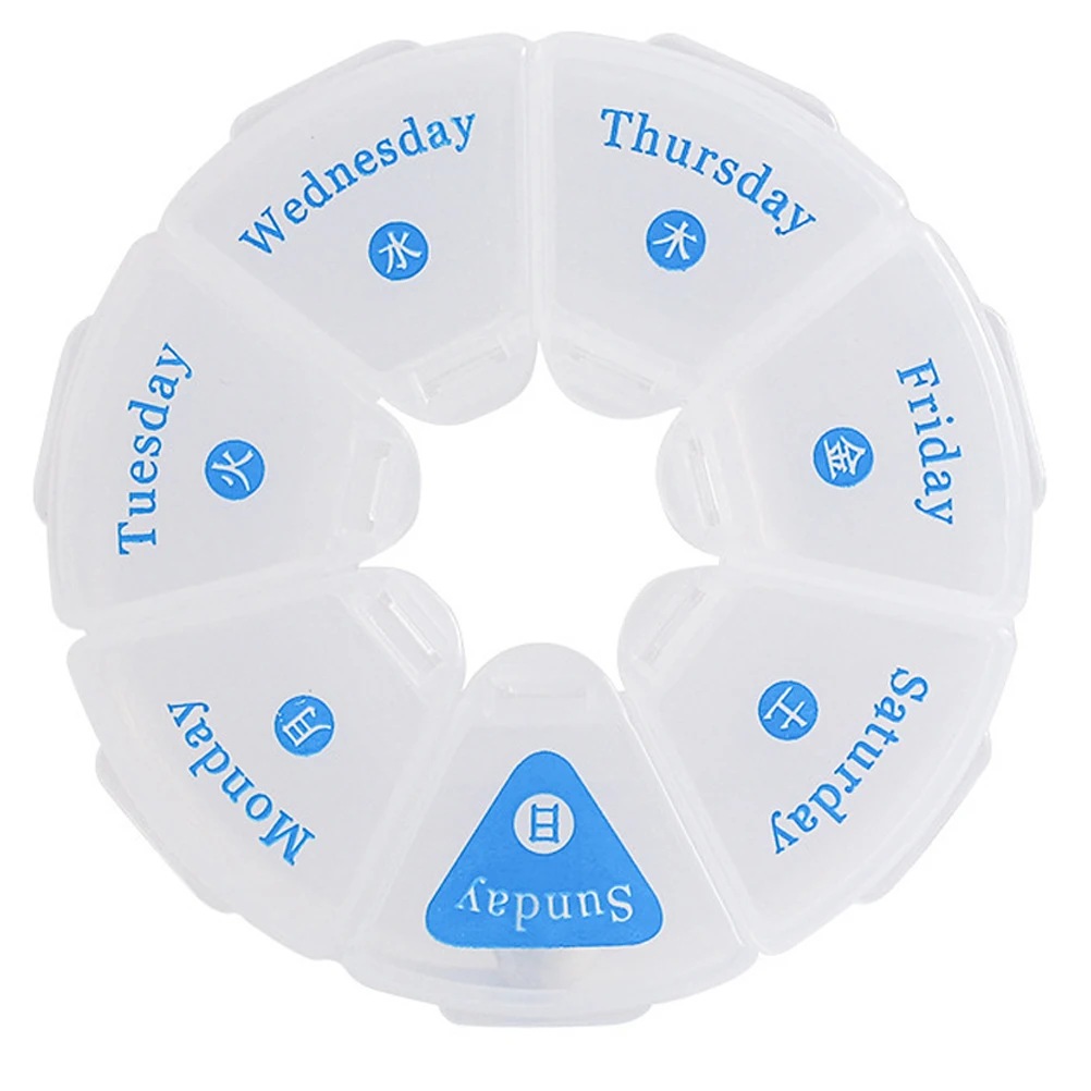 Mini Weekly Pill Organizer Portable 7 Day Pill Box with Separate Compartments Pill Case Dispensers
Mini Weekly Pill Organizer Portable 7 Day Pill Box with Separate Compartments Pill Case Dispensers