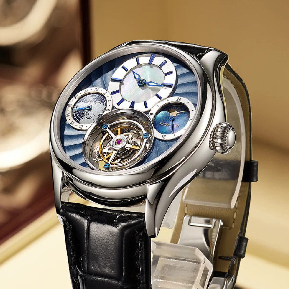 AESOP Tourbillon Watch Men Astrology Small Dial Fashion Luxury Skeleton Watches for Men Wristwatch Male 2021 New montre homme
AESOP Tourbillon Watch Men Astrology Small Dial Fashion Luxury Skeleton Watches for Men Wristwatch Male 2021 New montre homme