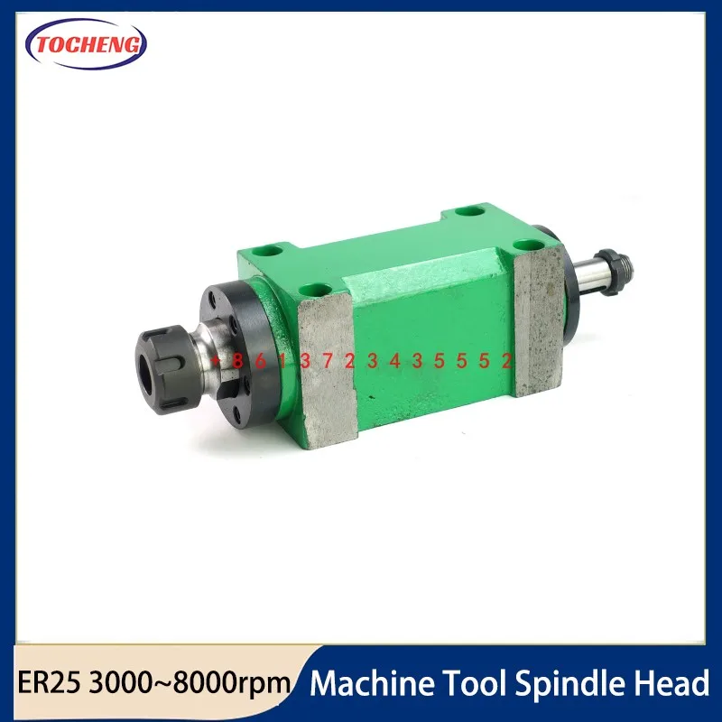 CNC 1500W 1Hp ER25 Power Head Power Unit Max. 3000~8000rpm Machine Tool Spindle Head for boring milling drilling tapping Machine
CNC 1500W 1Hp ER25 Power Head Power Unit Max. 3000~8000rpm Machine Tool Spindle Head for boring milling drilling tapping Machine