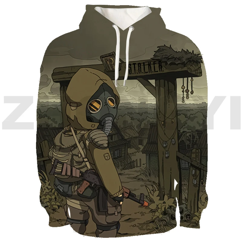 

3D Print S.T.A.L.K.E.R. 2 Heart of Game Hoodie Harajuku Stalker 2 Shadow Sweatshirts Casual Loose Pullovers Cool Couple Clothes