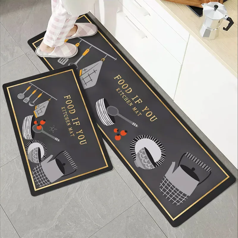 Kitchenware Pattern Kitchen Rug Felt Material Bedroom Beautiful Rectangle Anti-slip Carpet Home Entrance Doormat for Kitchen
Kitchenware Pattern Kitchen Rug Felt Material Bedroom Beautiful Rectangle Anti-slip Carpet Home Entrance Doormat for Kitchen
