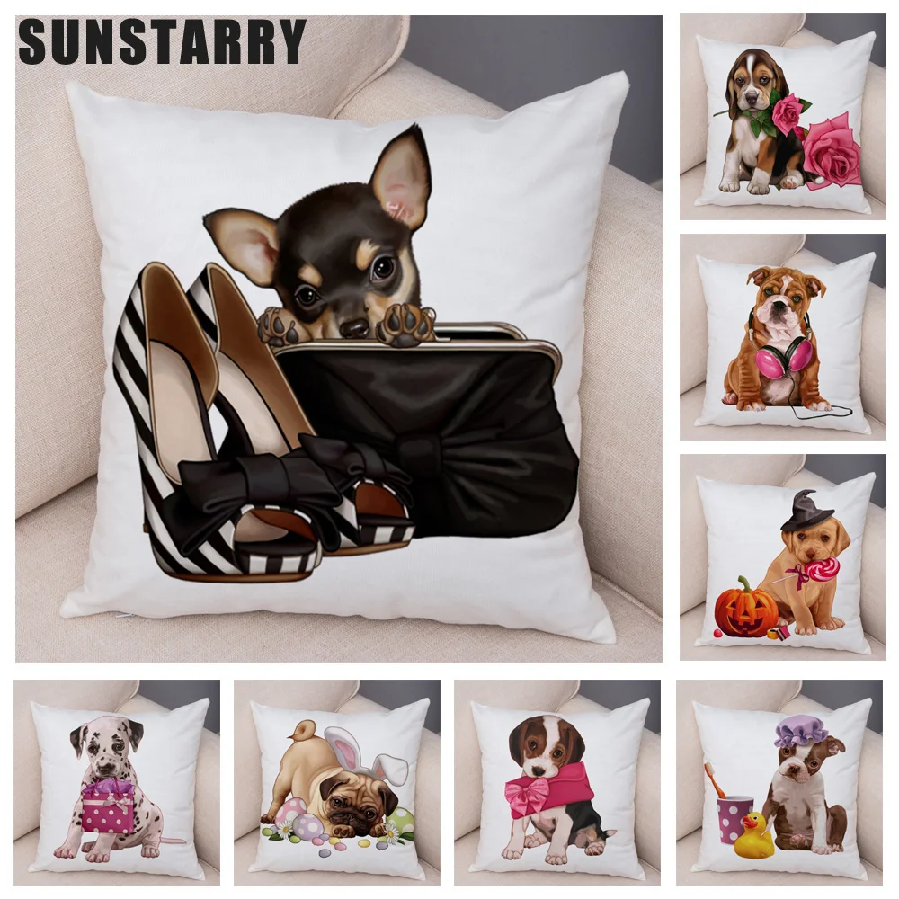 Cute Cartoon Fashion French Bulldog Cushion Cover Pillowcase Polyester Pillow Cover For Sofa Home Car Animal Dog Pillows Case
Cute Cartoon Fashion French Bulldog Cushion Cover Pillowcase Polyester Pillow Cover For Sofa Home Car Animal Dog Pillows Case