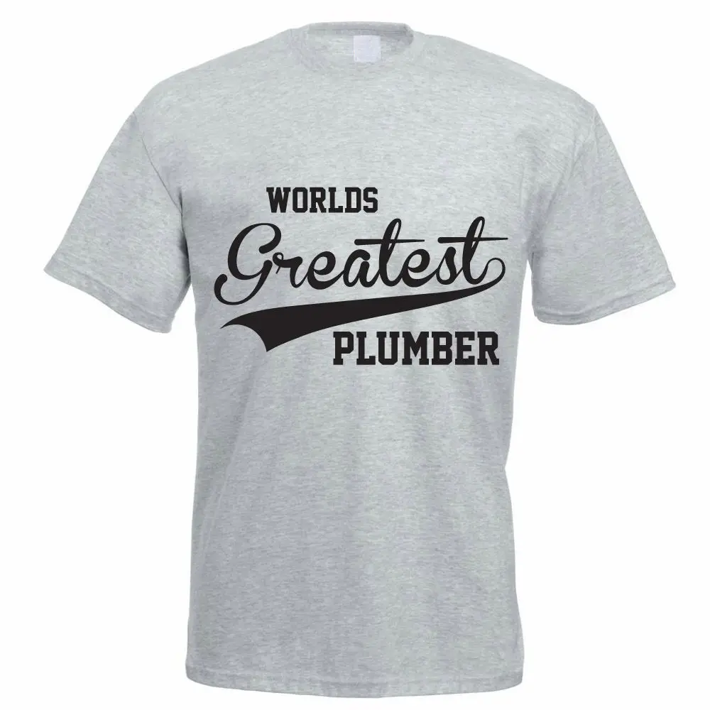 New Fashion Cool Casual T Shirts 100% Cotton O-Neck Tops Tee Shirts Worlds Greatest Plumber Print T Shirt Men Digital Printing
New Fashion Cool Casual T Shirts 100% Cotton O-Neck Tops Tee Shirts Worlds Greatest Plumber Print T Shirt Men Digital Printing