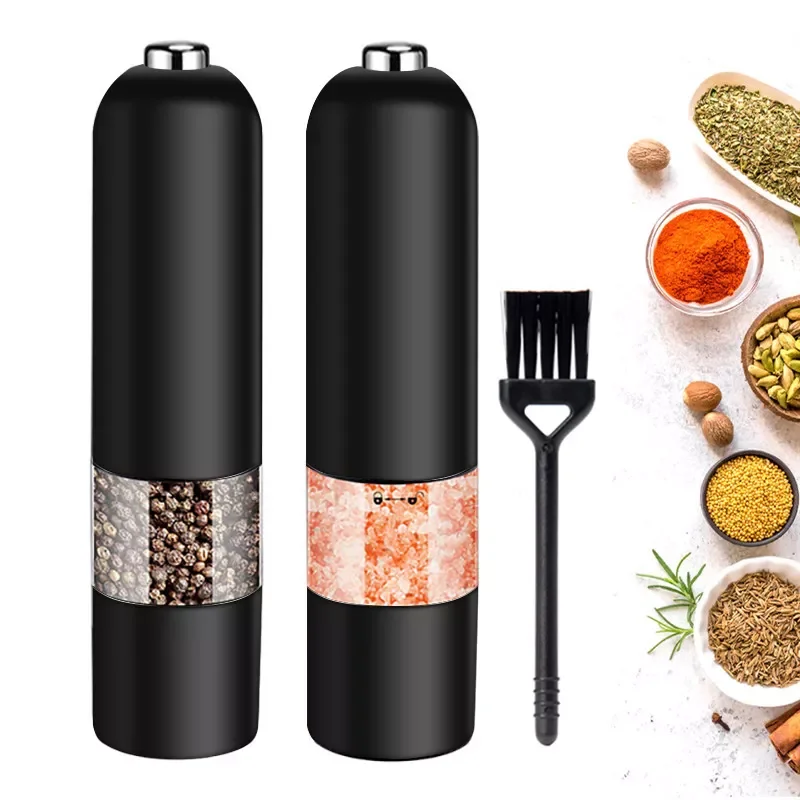 Automatic Salt Pepper Grinder Electric Spice Mill Grinder Seasoning Adjustable Coarseness Kitchen Tools Grinding For Cooking BBQ
Automatic Salt Pepper Grinder Electric Spice Mill Grinder Seasoning Adjustable Coarseness Kitchen Tools Grinding For Cooking BBQ