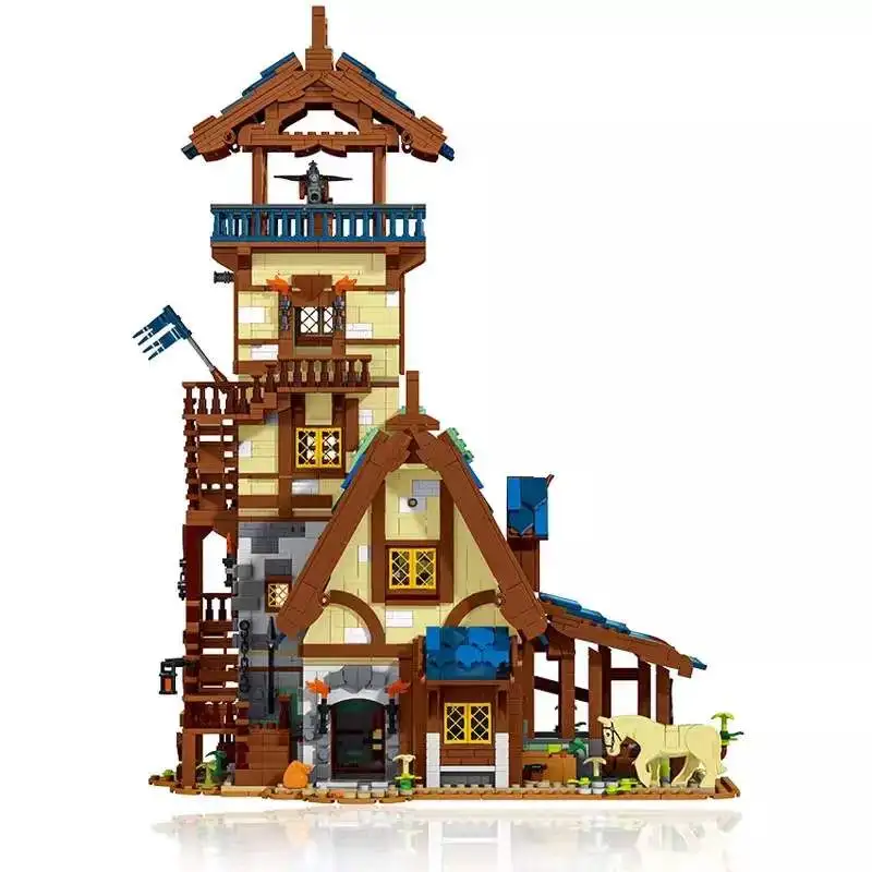 Urge Ideas The Medieval Town Guard Tower MOC Modular Building Blocks City Street View Retro Cabin House Brick Toy Kid Gift 21325
Urge Ideas The Medieval Town Guard Tower MOC Modular Building Blocks City Street View Retro Cabin House Brick Toy Kid Gift 21325