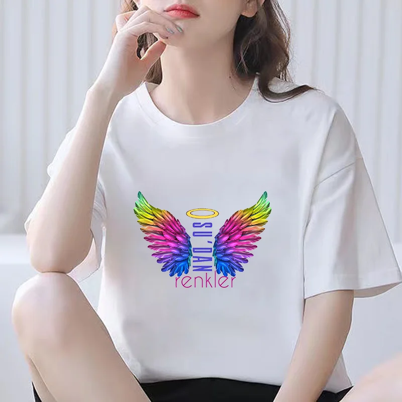 90's Wings theme Printe Women Cartoon Short Sleeves Women Shirt Cute Female T-shirt Woman tshirts Kawaii Tees Fashion Clothing
90's Wings theme Printe Women Cartoon Short Sleeves Women Shirt Cute Female T-shirt Woman tshirts Kawaii Tees Fashion Clothing