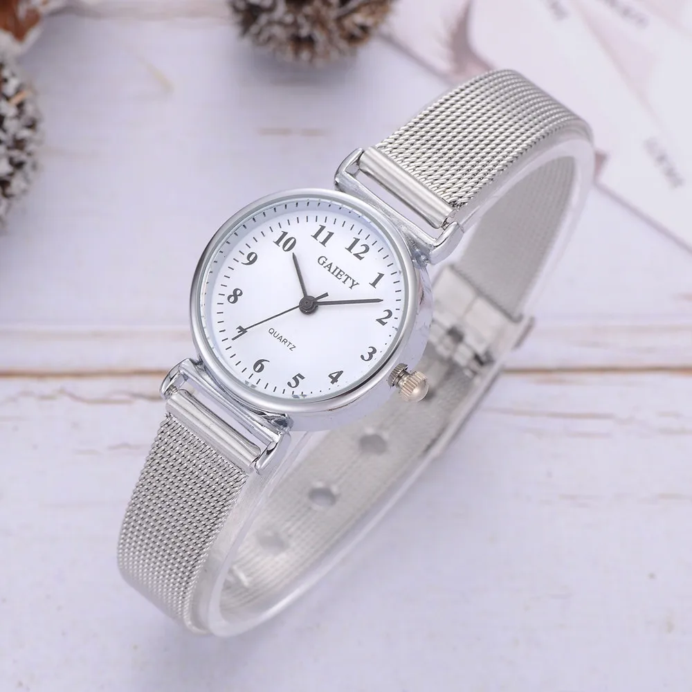Women's Casual Mesh Belt Quartz Wristwatches Stainless Steel Strap Watch Women Female Mechanical Watches Moda Mujer #S3
Women's Casual Mesh Belt Quartz Wristwatches Stainless Steel Strap Watch Women Female Mechanical Watches Moda Mujer #S3