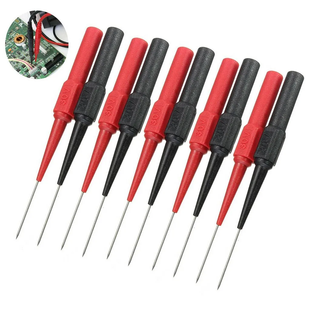 10pcs Test Probe Needle Mul-timeter Measuring Device Clamp Copper Test Lead Test Probes Plug Auto Repair Tool
10pcs Test Probe Needle Mul-timeter Measuring Device Clamp Copper Test Lead Test Probes Plug Auto Repair Tool