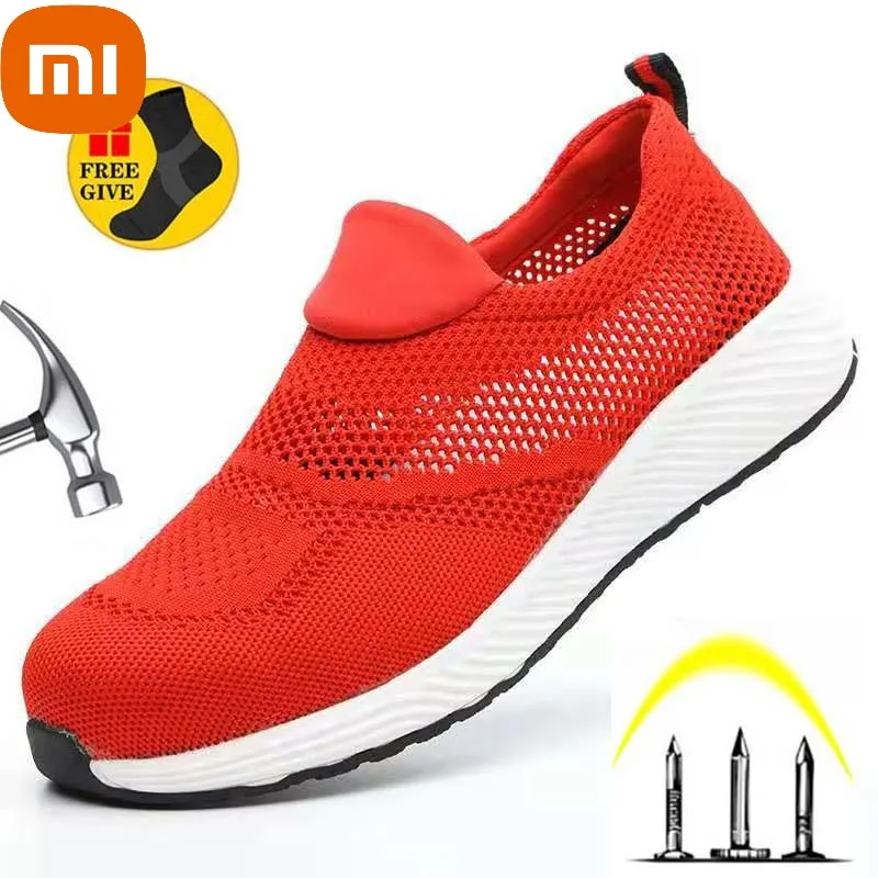 Xiaomi Summer Breathable Anti-Smash Anti-Piercing Industrial Safety Shoes Soft Comfortable Working Shoes For Women
Xiaomi Summer Breathable Anti-Smash Anti-Piercing Industrial Safety Shoes Soft Comfortable Working Shoes For Women