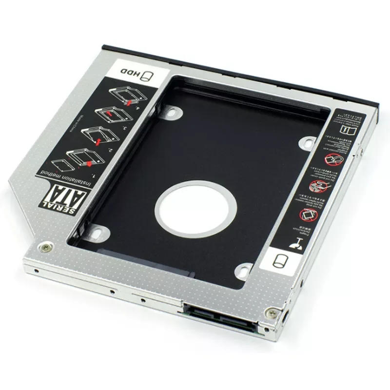 Universal SATA 3.0 LED 2nd HDD Caddy 9.5mm 12.7mm for 2.5" 2TB SSD Case Hard Disk Enclosure for Laptop CD-ROM DVD-ROM
Universal SATA 3.0 LED 2nd HDD Caddy 9.5mm 12.7mm for 2.5" 2TB SSD Case Hard Disk Enclosure for Laptop CD-ROM DVD-ROM
