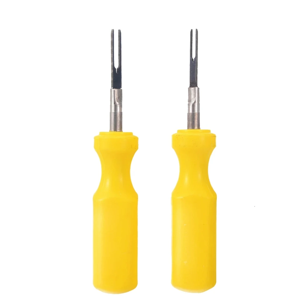 

Extractor Car Terminal Removal Tool Repair Release Pin Stianless Steel Yellow 2 Pcs Assemble Crimp Connector Pin