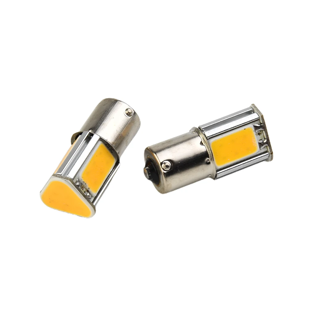 4pcs Car Amber 1156 G18 BA15s 4 COB LED Turn Signal Light Bulb Lamp 12V DC Long Lasting, Super Bright White, Low Heat
4pcs Car Amber 1156 G18 BA15s 4 COB LED Turn Signal Light Bulb Lamp 12V DC Long Lasting, Super Bright White, Low Heat