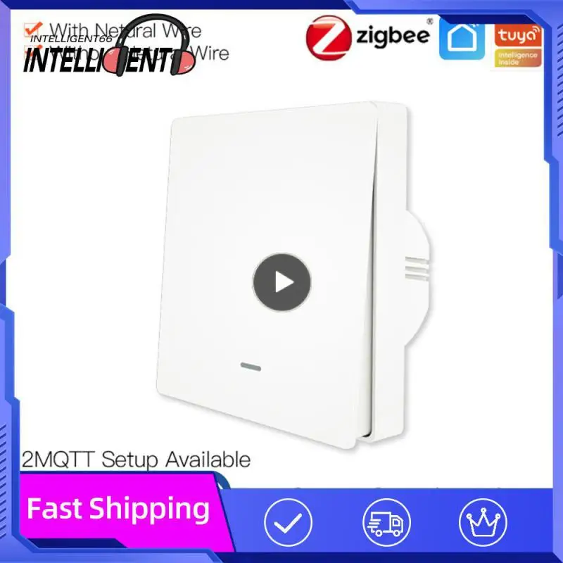 1PCS Tuya Smart Light Switch No Neutral Wire No Capacitor Needed Smart Life App 1/2/3 Gang Works with Alexa Home
1PCS Tuya Smart Light Switch No Neutral Wire No Capacitor Needed Smart Life App 1/2/3 Gang Works with Alexa Home