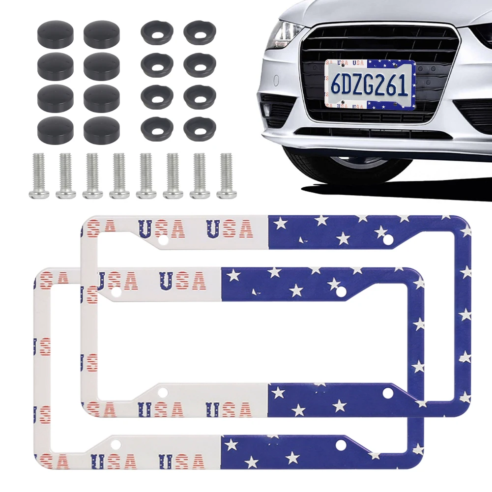 Universal License Plate Frame 31x16cm USA License Plate Cover Aluminum License Plate Holder UV Coated Protection Car Accessories
Universal License Plate Frame 31x16cm USA License Plate Cover Aluminum License Plate Holder UV Coated Protection Car Accessories