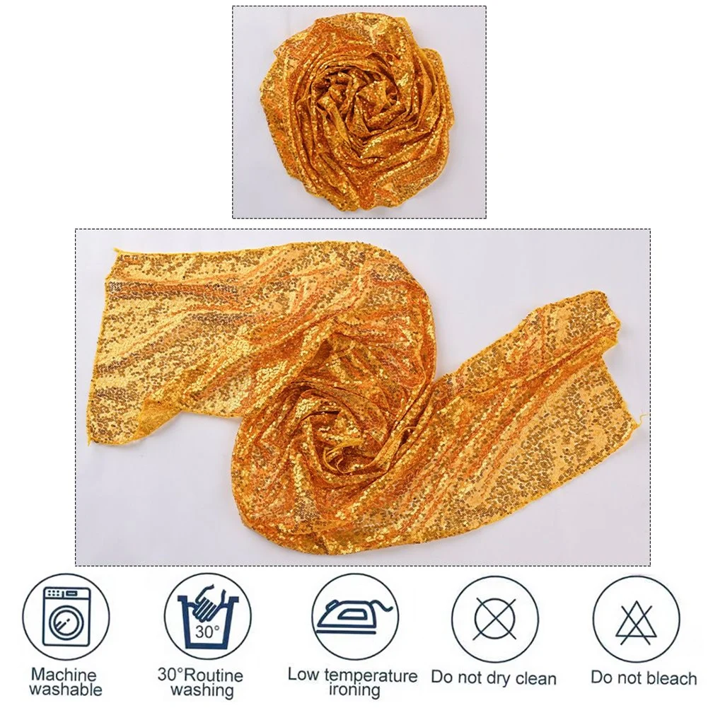 Brand New Table Runner Desktop Decoration 1 Pcs 160*30cm Gold High Quality Sequins Yellow Christmas Decoration 160*30cm
Brand New Table Runner Desktop Decoration 1 Pcs 160*30cm Gold High Quality Sequins Yellow Christmas Decoration 160*30cm