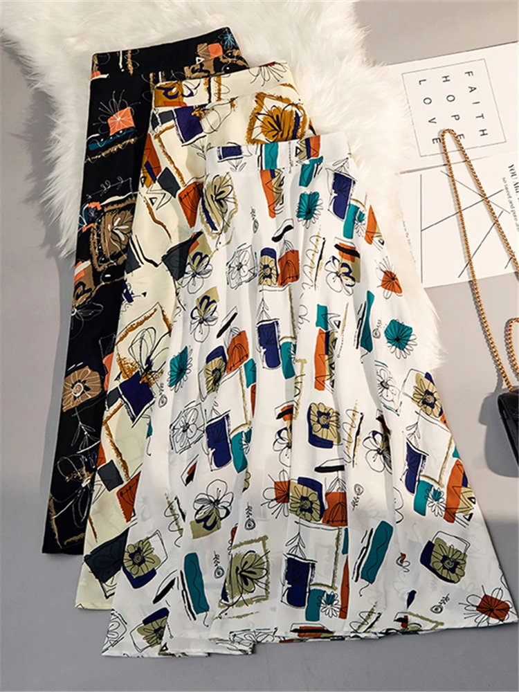 New 2023 Classic Geometric Printed Tulle Mi-long Women Skirts High Waist Loose Female Umbrella Skirts Ladies Spring Summer
New 2023 Classic Geometric Printed Tulle Mi-long Women Skirts High Waist Loose Female Umbrella Skirts Ladies Spring Summer