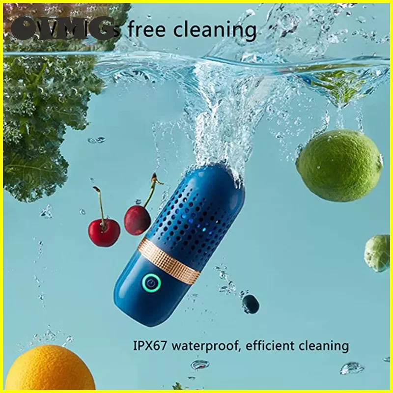 Capsule Shape Fruit Vegetable Washing Machine Protable Wireless Fruit Food Purifier USB Rechargeable Fruit Cleaner Machine
Capsule Shape Fruit Vegetable Washing Machine Protable Wireless Fruit Food Purifier USB Rechargeable Fruit Cleaner Machine
