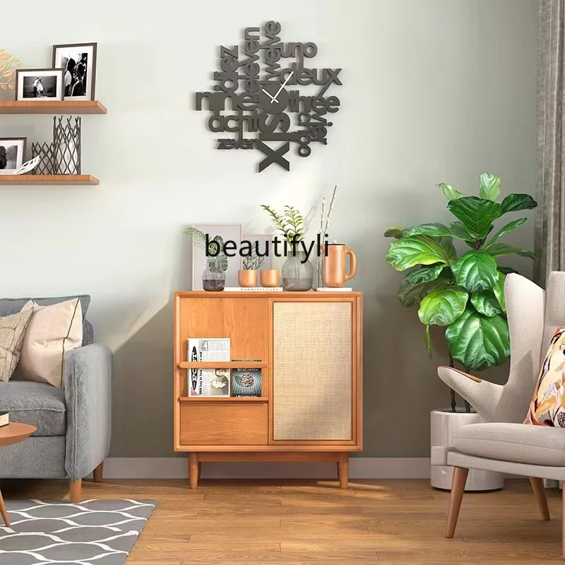 yj Nordic Modern Solid Wood Cherrywood Bookcase Sofa Side Cabinet Display Cabinet Magazine Cabinet
yj Nordic Modern Solid Wood Cherrywood Bookcase Sofa Side Cabinet Display Cabinet Magazine Cabinet