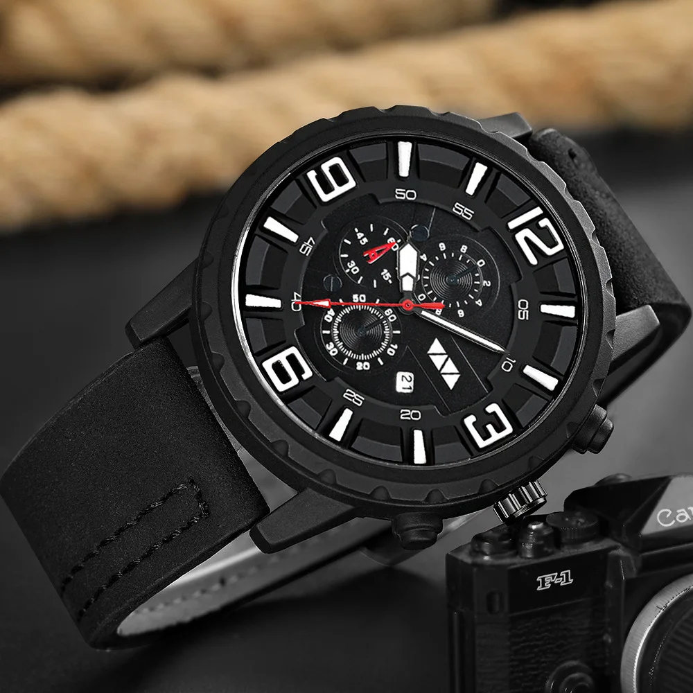 2022 New Sports Men Watches Waterproof Stylish Men Quartz Wrist Watch Top Brand Luxury Leather Strap Calendar Clock Reloj Hombre
2022 New Sports Men Watches Waterproof Stylish Men Quartz Wrist Watch Top Brand Luxury Leather Strap Calendar Clock Reloj Hombre