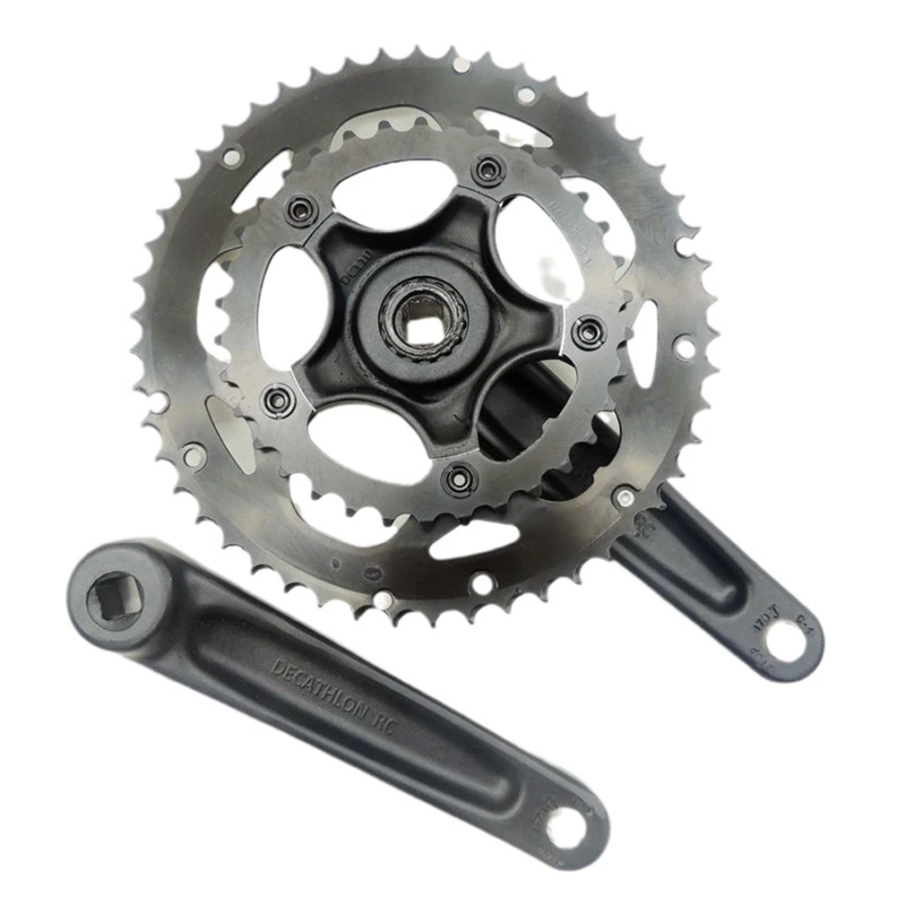 Bike Bicycle Double Chainwheel Cranket Cycle Double Mountain Bike Crankset Chainset Road Bike Square 170mm 34/50T
Bike Bicycle Double Chainwheel Cranket Cycle Double Mountain Bike Crankset Chainset Road Bike Square 170mm 34/50T