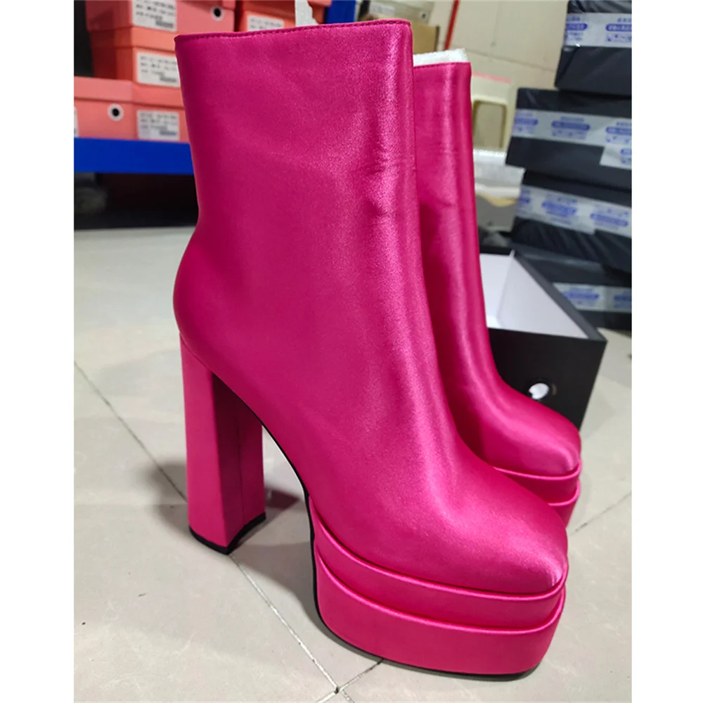 2023 Autumn/Winter Fashion Women's High Chunky Platform Square Toe Slip On Ankle Boot Sexy Waterproof table
2023 Autumn/Winter Fashion Women's High Chunky Platform Square Toe Slip On Ankle Boot Sexy Waterproof table
