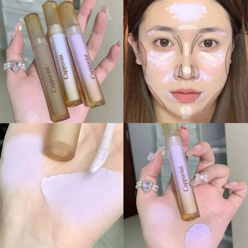 Waterproof Liquid Contouring Highlighter Stick Makeup Cheek Purple Blue Face Brightening Concealer Matte Brown Contouring Stick
Waterproof Liquid Contouring Highlighter Stick Makeup Cheek Purple Blue Face Brightening Concealer Matte Brown Contouring Stick