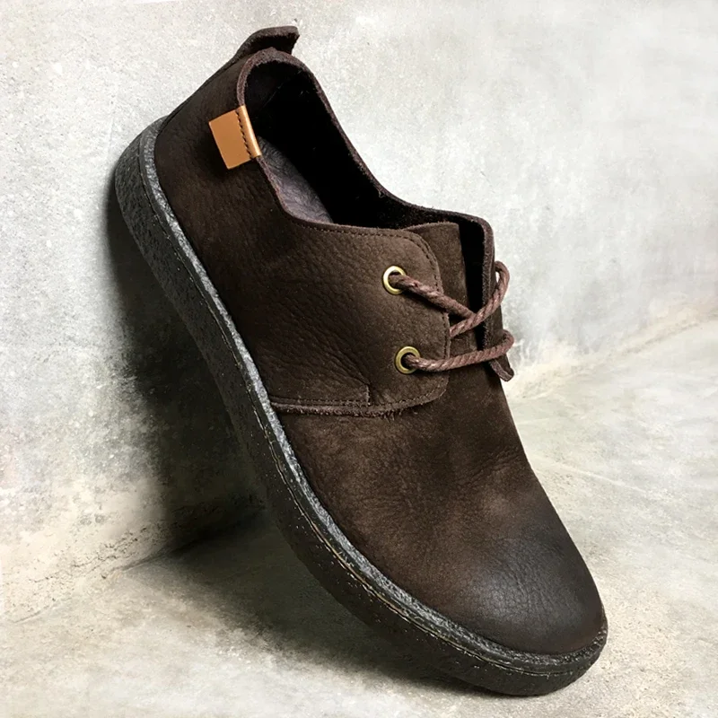 Туфли мужские из натуральной кожи, винтажные, дышащие, на плоской подошве, со шнуровкой, повседневная рабочая обувь, дизайнерские, в британском стиле, ручная работа
Туфли мужские из натуральной кожи, винтажные, дышащие, на плоской подошве, со шнуровкой, повседневная рабочая обувь, дизайнерские, в британском стиле, ручная работа
