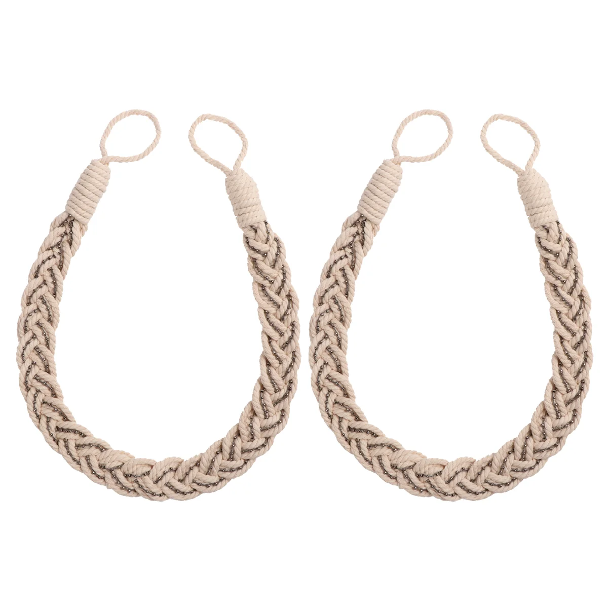 2pcs Hand Tied Curtain Clip Buckle Holdback Fabric Drapery Curtain Tiebacks Window Curtain TieBacks Knitted Braided Curtain
2pcs Hand Tied Curtain Clip Buckle Holdback Fabric Drapery Curtain Tiebacks Window Curtain TieBacks Knitted Braided Curtain